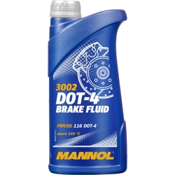 MANNOL Brake Fluid  DOT-4 /Тормозная жидкость  910 гр (Литва)