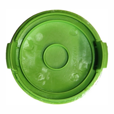 Крышка головки триммера пластиковая зеленая для триммера Greenworks 220V 500Вт