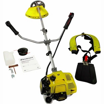 Триммер бензиновый CHAMPION Т523-2 (разъемн.прям. 1,4кВт 51,7см3 7,4кг HT21+40/255/25,4 U-ручка легк.старт)- фото3