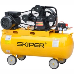 Воздушный компрессор SKIPER IBL3100A (до 600 л/мин, 8 атм, 100 л, 230 В, 3.0 кВт)- фото