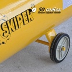 Компрессор ременной трехпоршневой Skiper IBL3100A- фото5