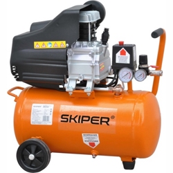 Воздушный компрессор SKIPER AR25A (до 235 л/мин, 8 атм, 25 л, 230 В, 1.50 кВт)- фото