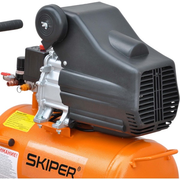 Воздушный компрессор SKIPER AR25A (до 235 л/мин, 8 атм, 25 л, 230 В, 1.50 кВт)- фото5