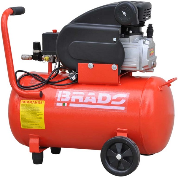 Воздушный компрессор BRADO AR50B (до 260 л/мин, 8 атм, 50 л, 230 В, 1.80 кВт)- фото3
