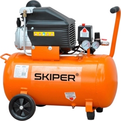 Воздушный компрессор SKIPER AR50B (до 260 л/мин, 8 атм, 50 л, 230 В, 1.80 кВт)- фото