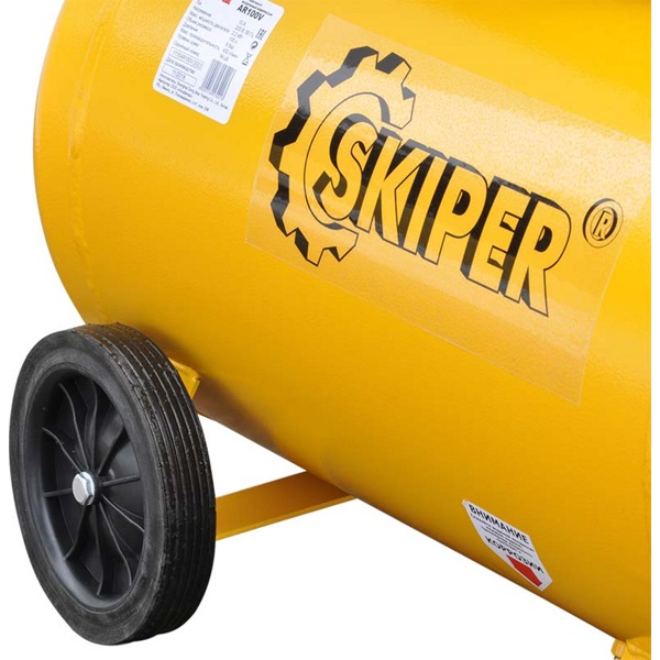 Воздушный компрессор SKIPER AR100V (до 440 л/мин, 8 атм, 100 л, 230 В, 2.2 кВт)- фото6