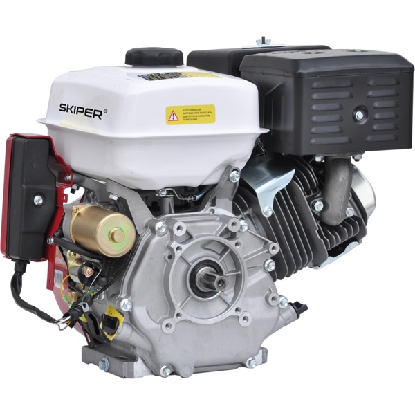 Двигатель бензиновый SKIPER N188F/E(K) (электростартер) (13 л.с., вал диам. 25мм х60мм, шпонка  7мм)- фото4