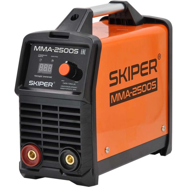 Инвертор сварочный SKIPER MMA-2500S (160-260 В, LED диспл., 140А, 1,6-3,2 мм, электрост. от 6,0 кВт)- фото3