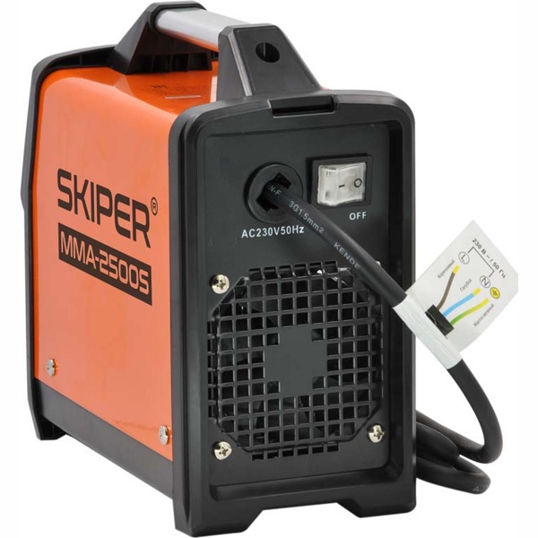 Инвертор сварочный SKIPER MMA-2500S (160-260 В, LED диспл., 140А, 1,6-3,2 мм, электрост. от 6,0 кВт)- фото4