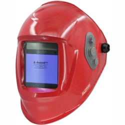 Сварочная маска ALTRON electric Thor 8000 PRO (red) (4 сенсора; 1/1/1/2; 100х80мм; DIN 4/5-9/9-13)- фото