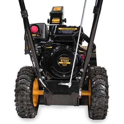 Снегоотбрасыватель CHAMPION ST553 5,5 л.с., 53см.,4F/1R, колеса, бак 3,6л., руч.стартер- фото3