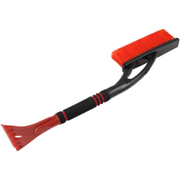 Щетка для очистки снега 61 см с мягкой ручкой, красная SPEC- фото2