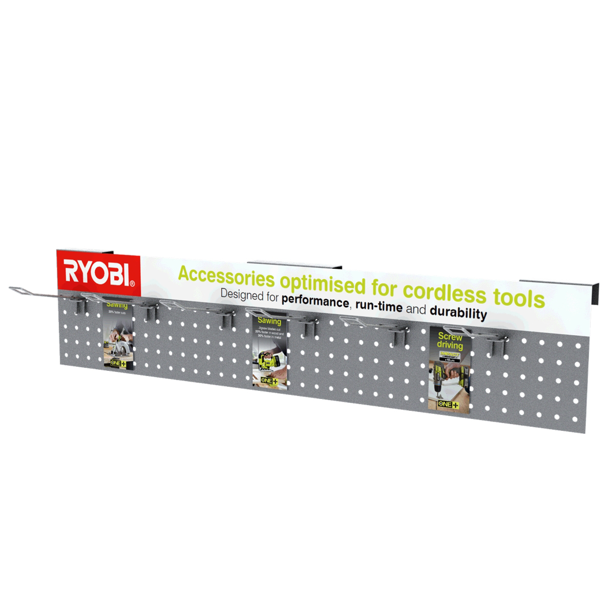 Стенд металлический демонстрационный RYOBI 2016 Wall Bay Accesory Display : CIS