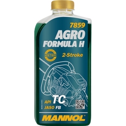 MANNOL Agro for Husqvarna 7859 API TC, JASO FB / Масло моторное двухтактное синтетическое 1л