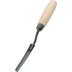 Расшивка для внутренних швов, 10 мм, полукруглая, деревянная ручка