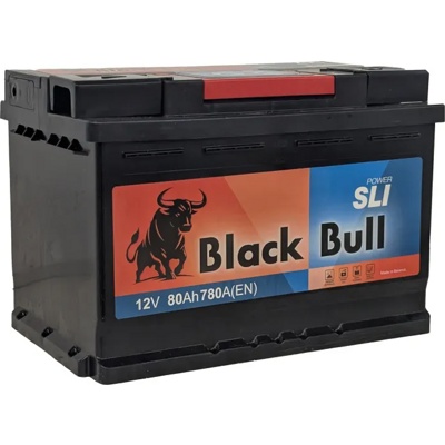 Аккумулятор автомобильный BLACK BULL SLI 80 R (780A, 277*175*190)