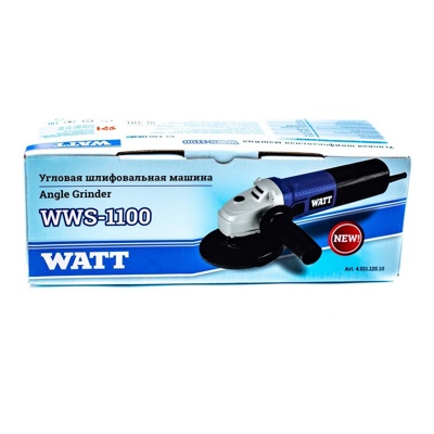 4.011.125.10 Углошлифмашина WATT WWS-1100 1100W, 125 mm, M14, 0-11000 об/м- фото6