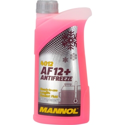 Жидкость охлаждающая низкозамерзающая MANNOL Antifreeze AF 12 +(-40) Longlife 1,08 кг (1 л) красный- фото
