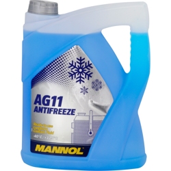 Жидкость охлаждающая низкозамерзающая Mannol Antifreeze AG11-40 5,04 кг (5 л) синий- фото