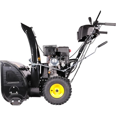 Снегоотбрасыватель CHAMPION ST861E ,10 л.с.,61см,6F/2R колеса, 4 л, эл.стартер, фара, обогрев, зимний дв.- фото2
