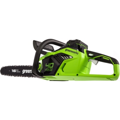 Цепная пила аккумуляторная Greenworks 40V GD40CS18K4 (с 1хАКБ 4Ач и ЗУ) 40 см- фото4
