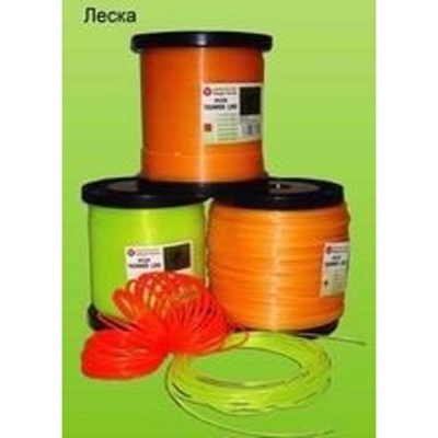 Кордовый шнур Леска для т p и mm ера к тpиммеру  Nikkey NK1750, 3 мм, 8 м звездочка сечение