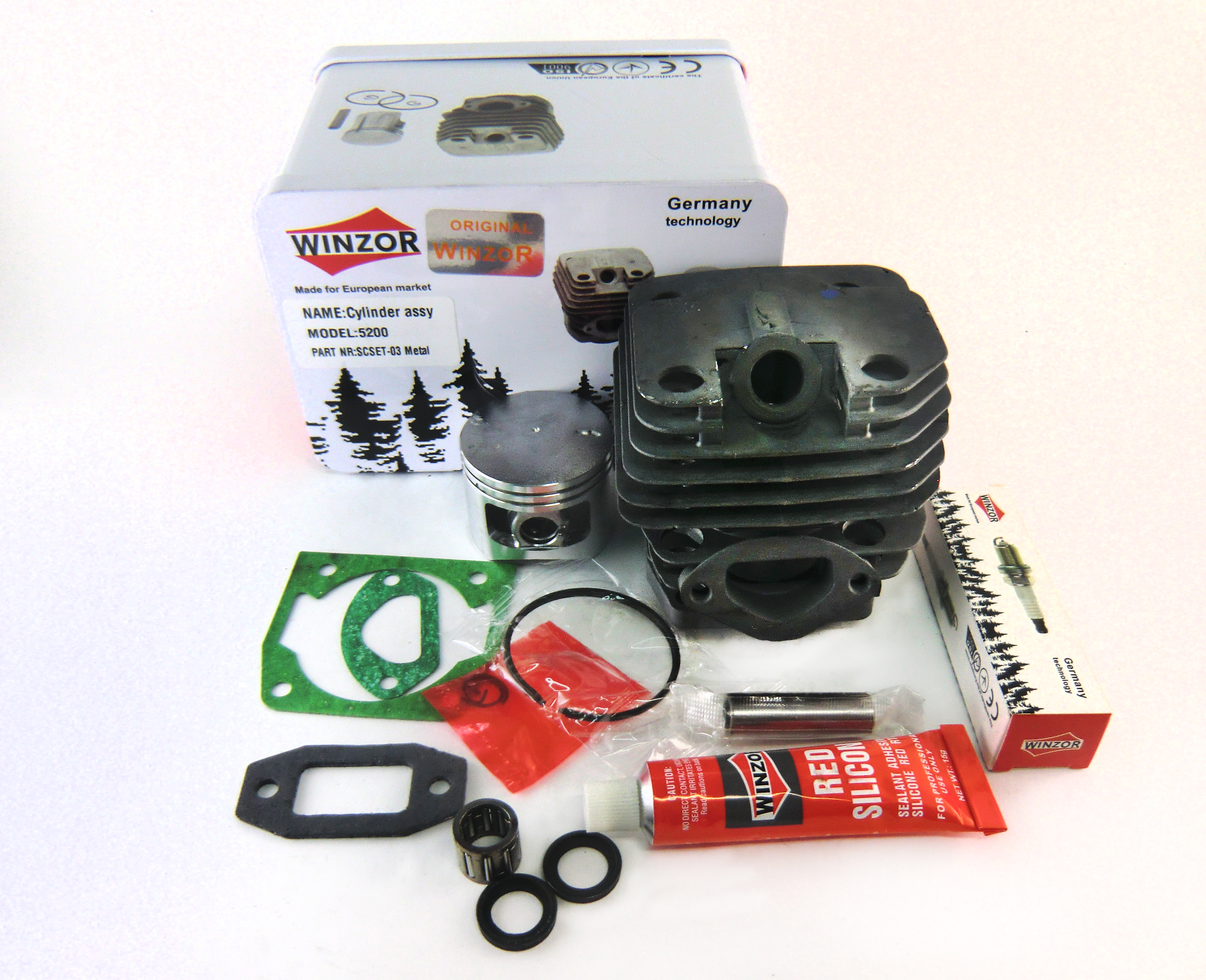 Поршневая группа 5200 (D45) (супер комплект, метал.коробка)