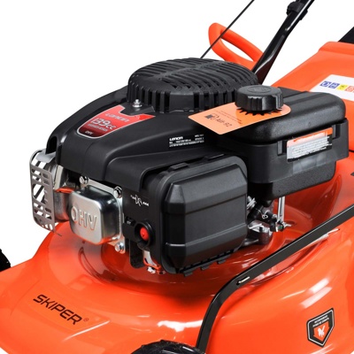 ГАЗОНОКОСИЛКА БЕНЗИНОВАЯ SKIPER GW462S (46 СМ, САМОХ, LONCIN 4ЛС, СТАЛ.ДЕКА, ТР-СБ.60 Л,+НОЖ) АРТИКУЛ: SGW462S.00- фото4