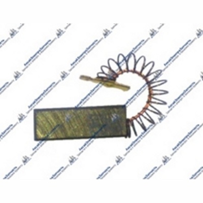 Электроугольная щетка 5 х 12,5 х 36 поводок, пружина, клемма-папа подходит для стиральных машин Bosch, INDESIT, Ariston, ARDO, ZANUSSI артикул 441