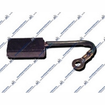 Электроугольная щетка 6х9.5х20 Поводок, клемма, флажок, отверстие 3,5мм (ДИОЛД дп 1,85 артикул 493