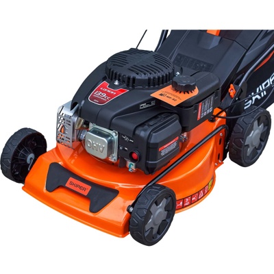 ГАЗОНОКОСИЛКА БЕНЗИНОВАЯ SKIPER GW421S (42 СМ, САМОХОД, LONCIN 4ЛС, МУЛЬЧ, СТАЛЬ.ДЕКА, ТРАВОСБ.45 Л) АРТИКУЛ: SGW421S.00- фото3