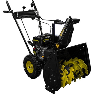 Снегоотбрасыватель CHAMPION ST655, 6,5 л.с. ширина захвата 56 см, 6F/2R колеса 3,6л 57кг руч.стартер- фото2