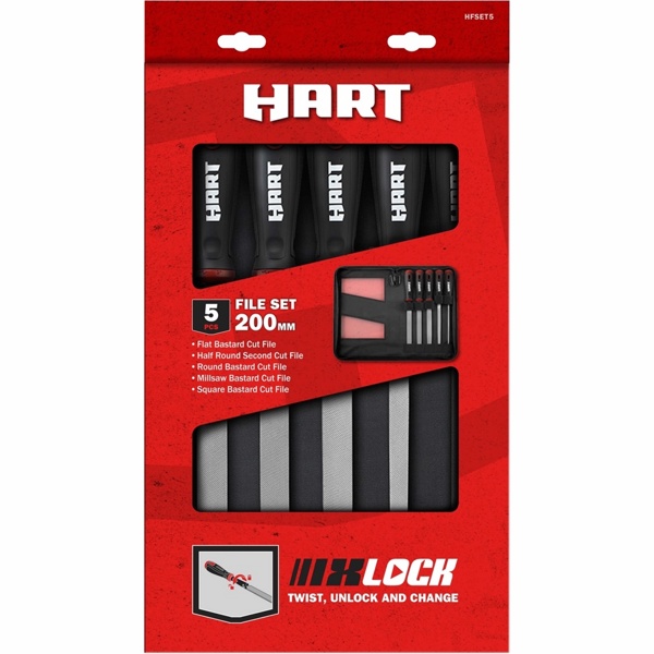 Набор напильников HART HFSET5 (5 единиц)