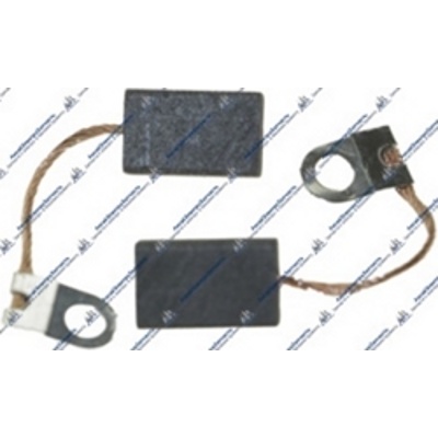 Электроугольная щетка 6,3х10х16 Поводок-флажок (КАМА 8-10) артикул 409