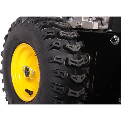 Снегоотбрасыватель CHAMPION ST861E ,10 л.с.,61см,6F/2R колеса, 4 л, эл.стартер, фара, обогрев, зимний дв.- фото6