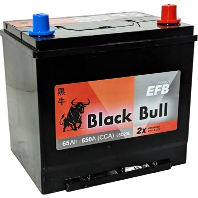 Аккумулятор автомобильный BLACK BULL Asia EFB 65 JR (650A, 230*172*200)
