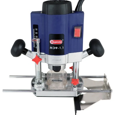 Фрезер ручной ДИОЛД МЭФ-1,1 / фрезерная машина по дереву, 1100 Вт, 0-31000 об/мин- фото4
