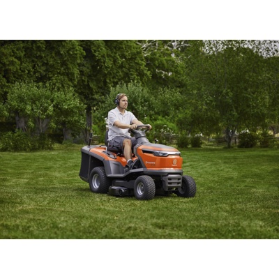 Газонокосилка с сиденьем Минитрактор Husqvarna TC 114 Артикул: 970 62 23-01- фото4