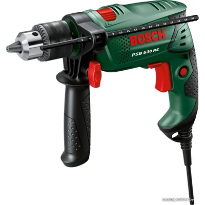 Bosch PSB 530 RE Дрель ударная в кейсе 0.603.126.022- фото