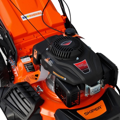 Газонокосилка бензиновая SKIPER GW511S (51 см, самох, Loncin 5лс, мульч, стал.дека, тр-cб.70л, +НОЖ)- фото4