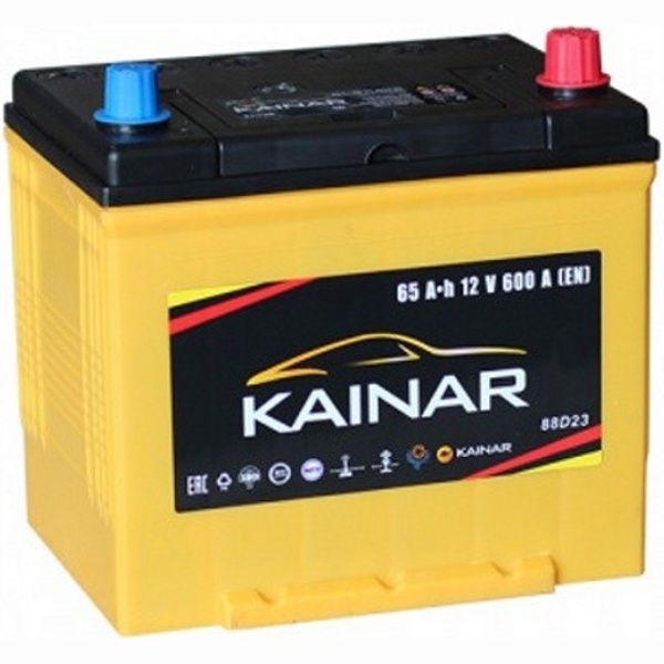 Kainar Asia 65 JR+ (с бортом) Автомобильный аккумулятор - фото
