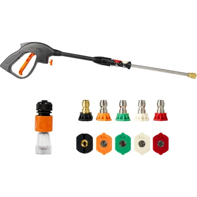 МОЙКА ВЫСОКОГО ДАВЛЕНИЯ SKIPER PM-180 (2400 ВТ, 180 БАР, 360 Л/Ч, ВСТР.ПЕНОГЕН, КАТУШКА, ГРЯЗ.ФРЕЗА) АРТИКУЛ: SPM180.00- фото6