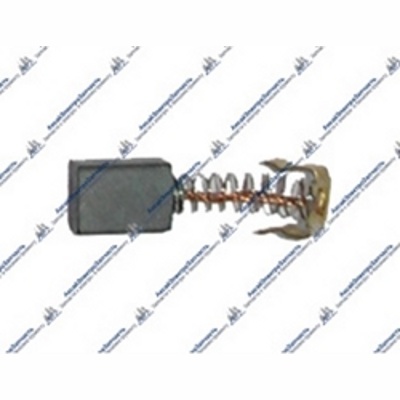 Электроугольная щетка  5х8x11 пружина, пятак-зацепы (для Интерскол ДЭ-500ЭР) артикул 574
