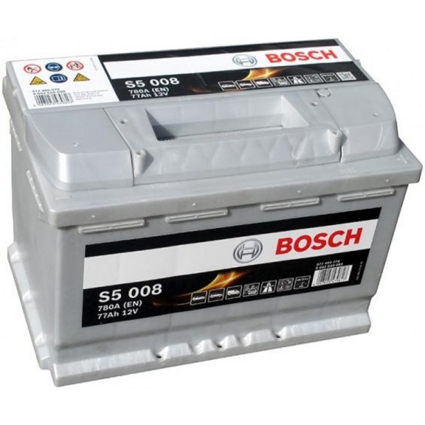 Bosch S5 Silver Plus S5008 57740078 (77Ah) Автомобильный аккумулятор - фото