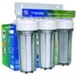 Фильтр трехступенчатый "под мойку" с умягчением для очистки жесткой питьевой воды Aquafilter