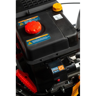 Снегоуборщик бензиновый MAXPILER MST-5250B , 13 л.с., бак 3,6 л, запуск от сети 220 В, шир.захв. 61см, выс.захв. 51см, фара, обогрев рук, двигатель LONCIN, безвоздушное колесо.- фото2