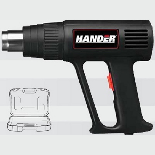 HANDER HHG-2000K Технический / Промышленный фен   кейс + 4 насадки