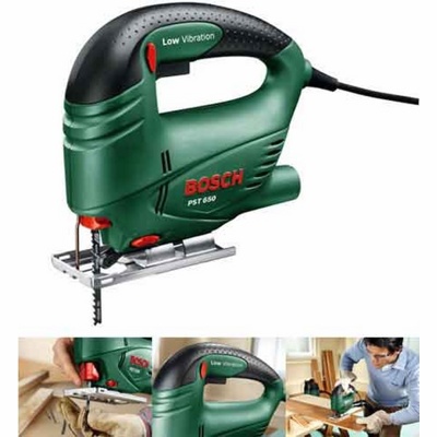 Bosch PST 650 Электролобзик Лобзик в картонной коробке  + 3 пилки 0.603.3A0.721- фото