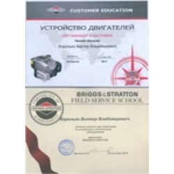 Сертификат официального дилера Husqvarna по продаже и поставкам оригинальных инструментов, запасных частей и принадлежностей- фото2
