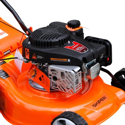 ГАЗОНОКОСИЛКА БЕНЗИНОВАЯ SKIPER GW461 (46 СМ, РУЧНОЙ, LC 3,5 ЛС, МУЛЬЧ, СТАЛ.ДЕКА, ТР-СБ.60 Л,+НОЖ) АРТИКУЛ: SGW461.00- фото5